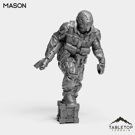 Tabletop Terrain Miniature Mason - Shock Team
