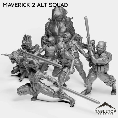 Tabletop Terrain Miniature Maverick 2 Crew