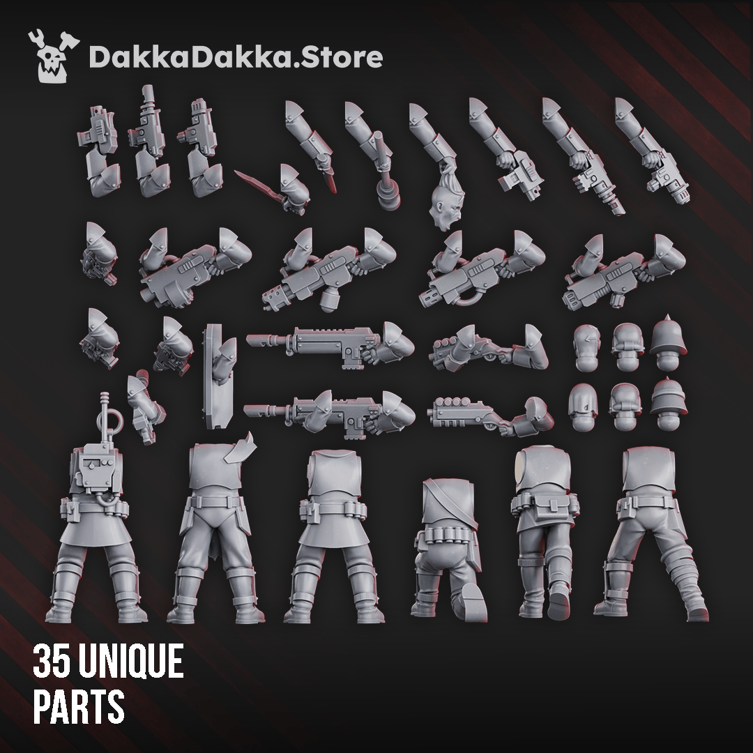 Tabletop Terrain Miniature Maverick Cultists (build kit)