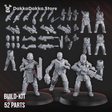 Tabletop Terrain Miniature Maverick Cultists (build kit)