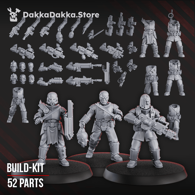 Tabletop Terrain Miniature Maverick Cultists (build kit)