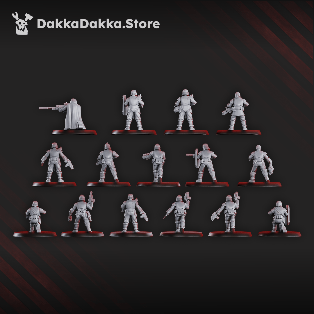 Tabletop Terrain Miniature Maverick Cultists Squad (x15)