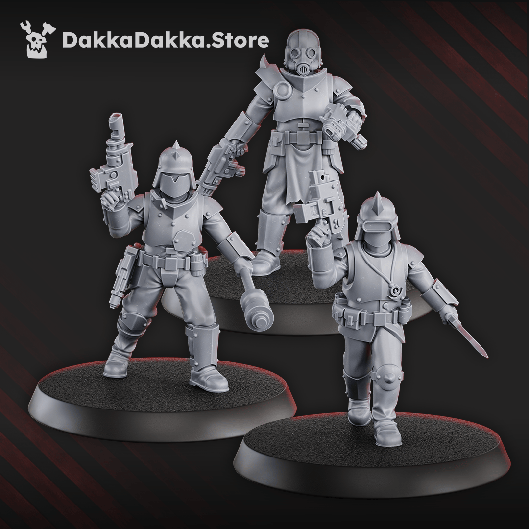 Tabletop Terrain Miniature Maverick Cultists Squad (x15)