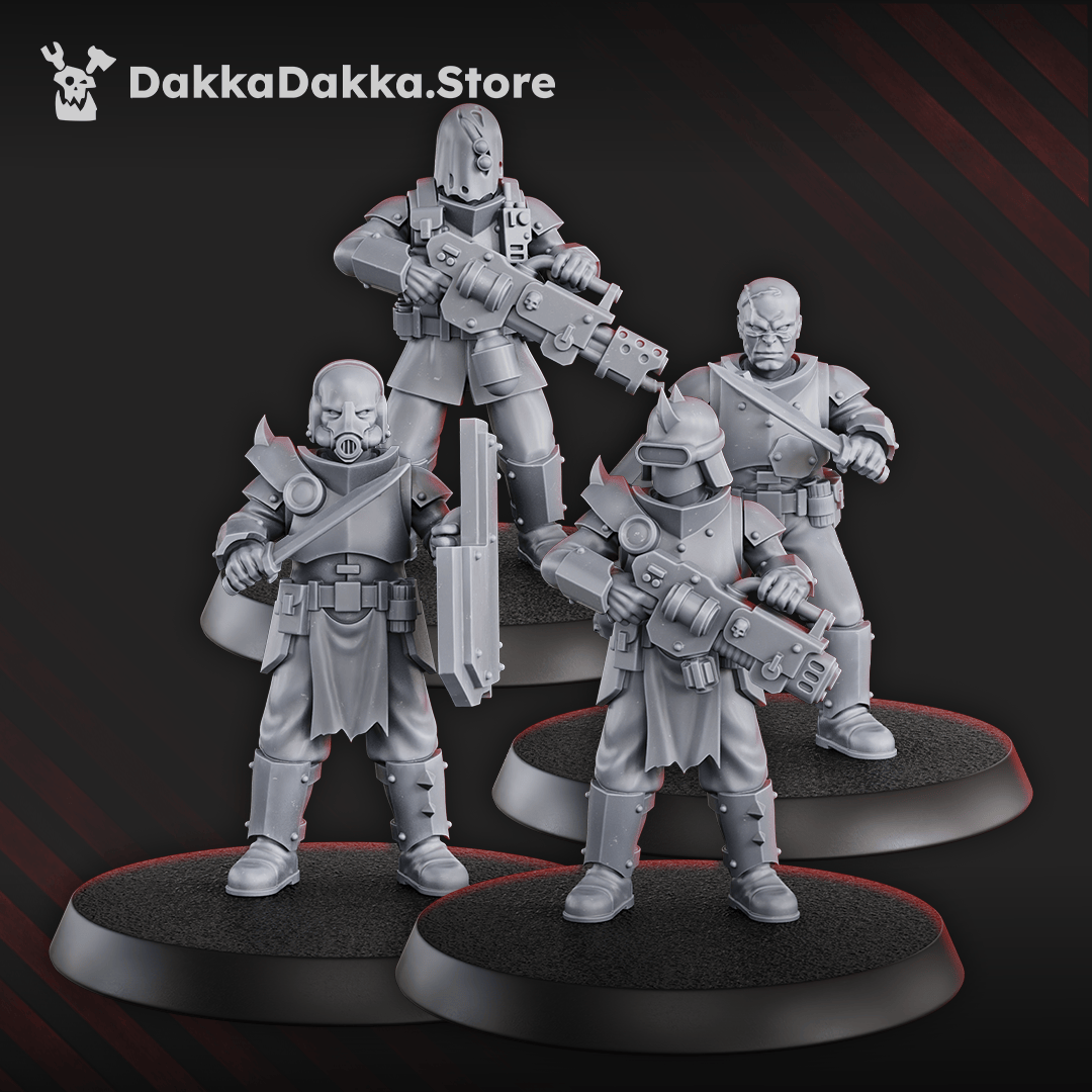 Tabletop Terrain Miniature Maverick Cultists Squad (x15)