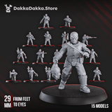 Tabletop Terrain Miniature Maverick Cultists Squad (x15)