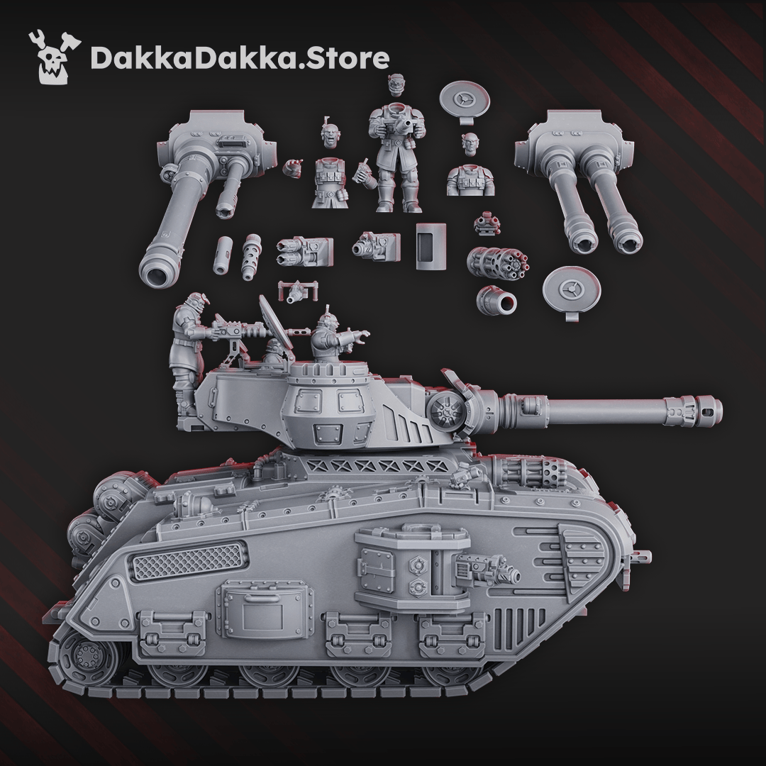 Tabletop Terrain Miniature Medium Battle Tank "Rapid Dagger" RD-77