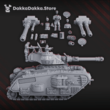 Tabletop Terrain Miniature Medium Battle Tank "Rapid Dagger" RD-77