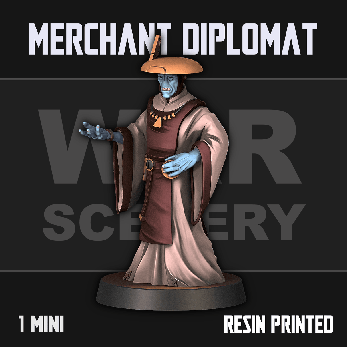 Tabletop Terrain Miniature Merchant Diplomat