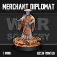 Tabletop Terrain Miniature Merchant Diplomat
