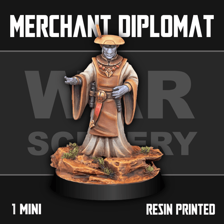 Tabletop Terrain Miniature Merchant Diplomat