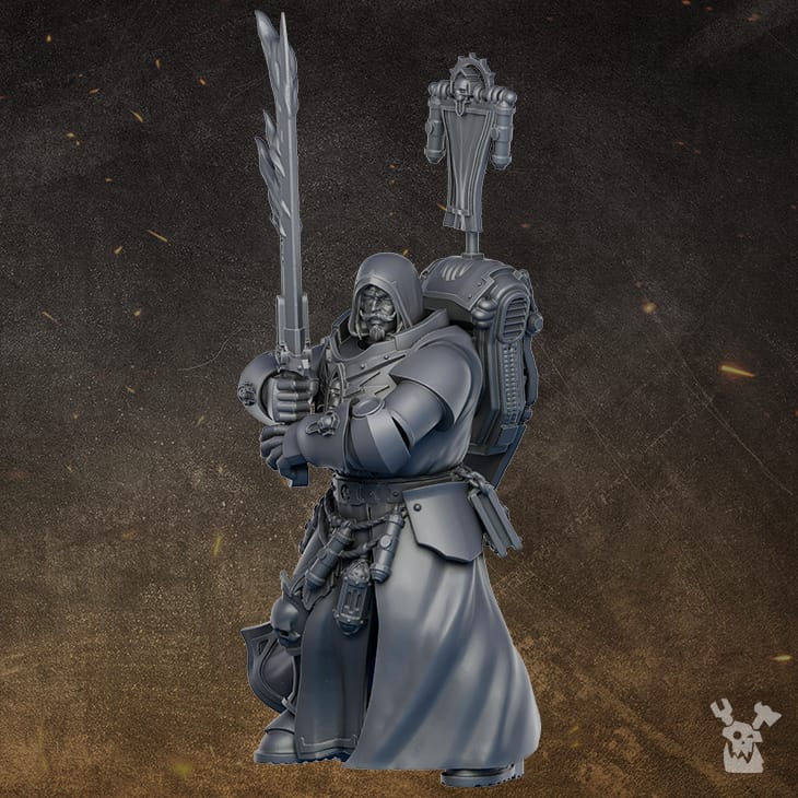 Tabletop Terrain Miniature Merlin "Psy" Mage