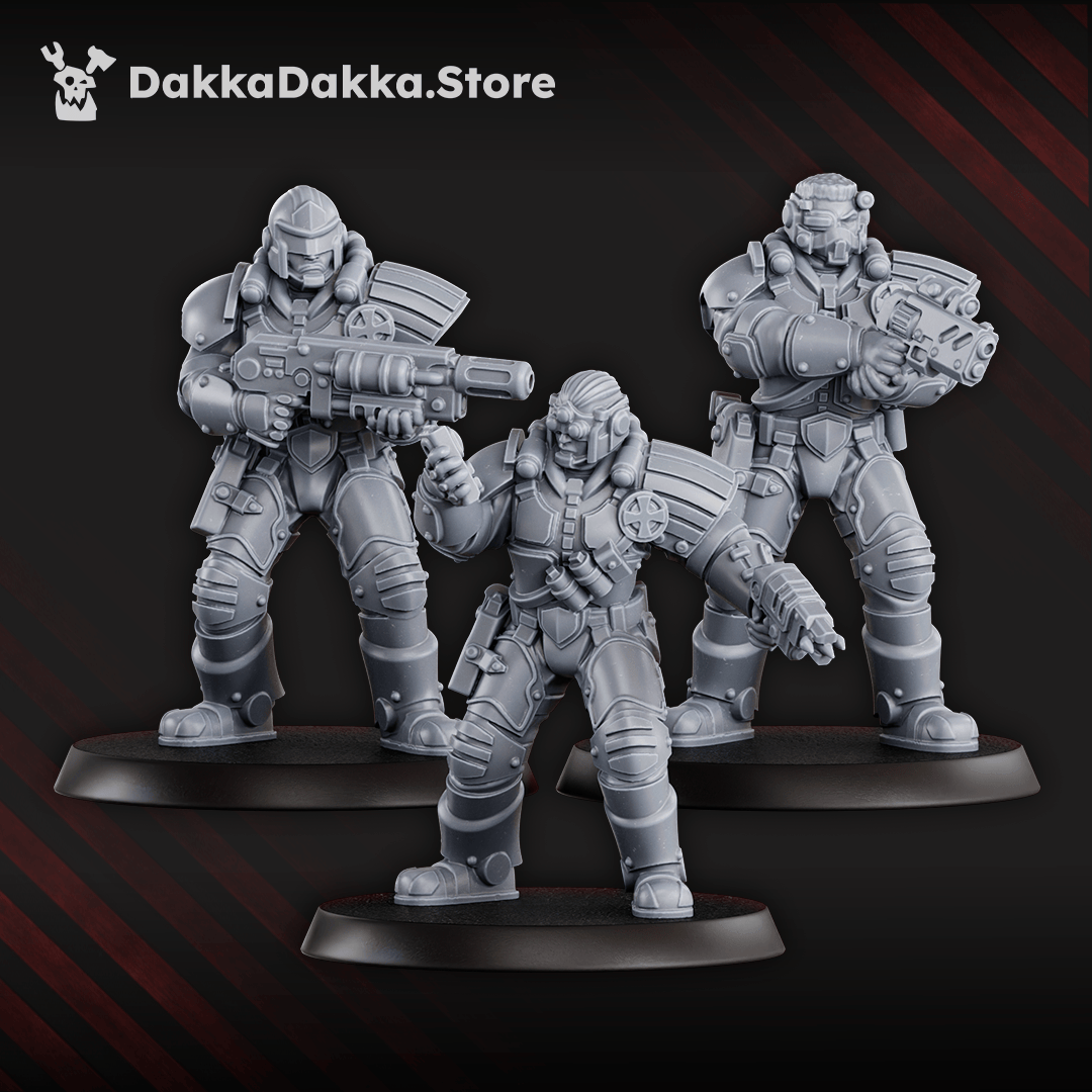 Tabletop Terrain Miniature Metal Militia Brigade (part 1)