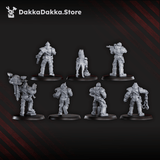 Tabletop Terrain Miniature Metal Militia Brigade (part 2)