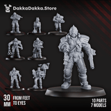 Tabletop Terrain Miniature Metal Militia Brigade (part 2)