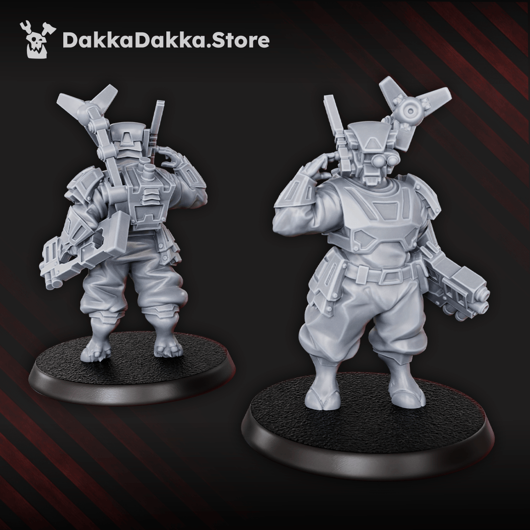 Tabletop Terrain Miniature Midnight Sun Covenant Operations Team (part 2)