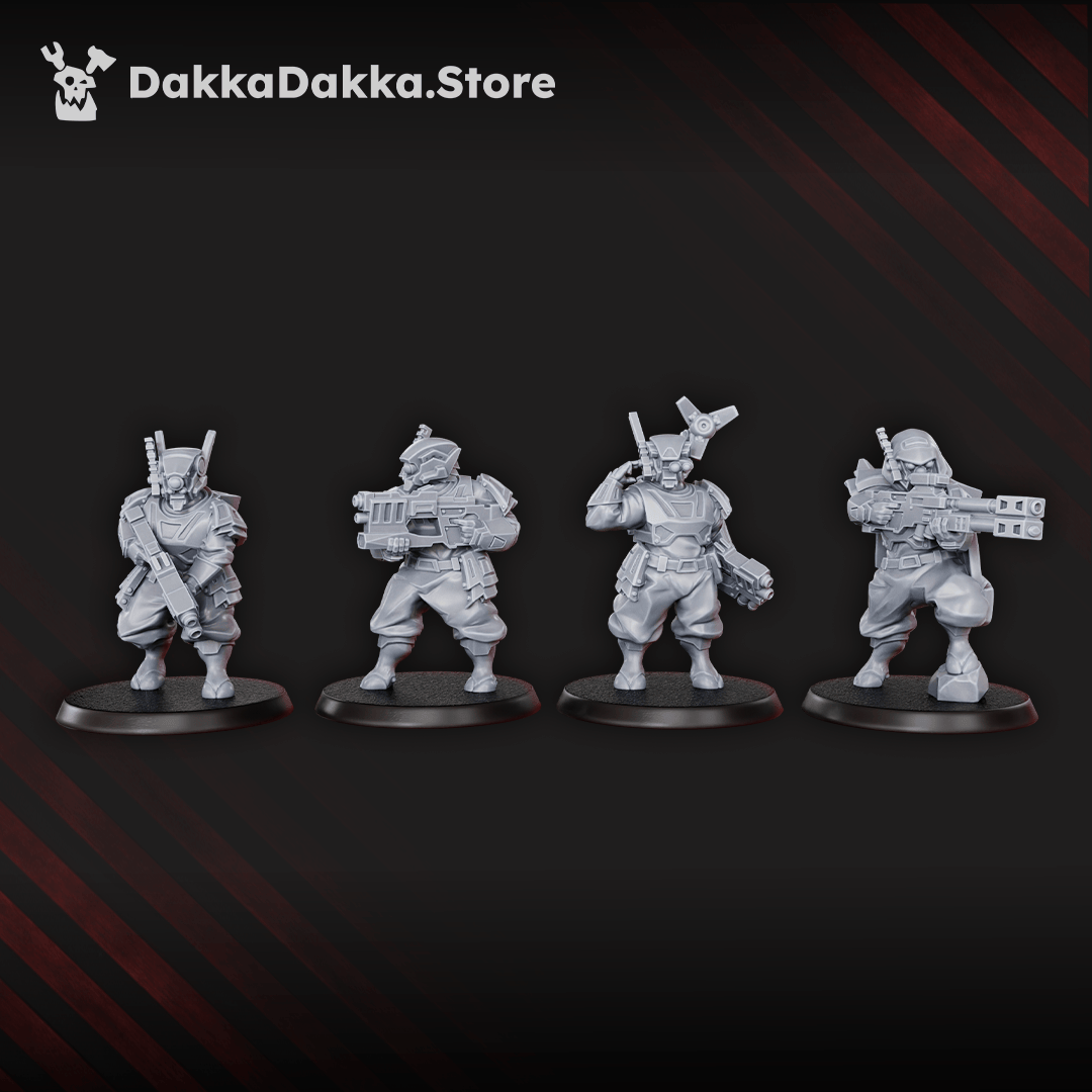 Tabletop Terrain Miniature Midnight Sun Covenant Operations Team (part 2)