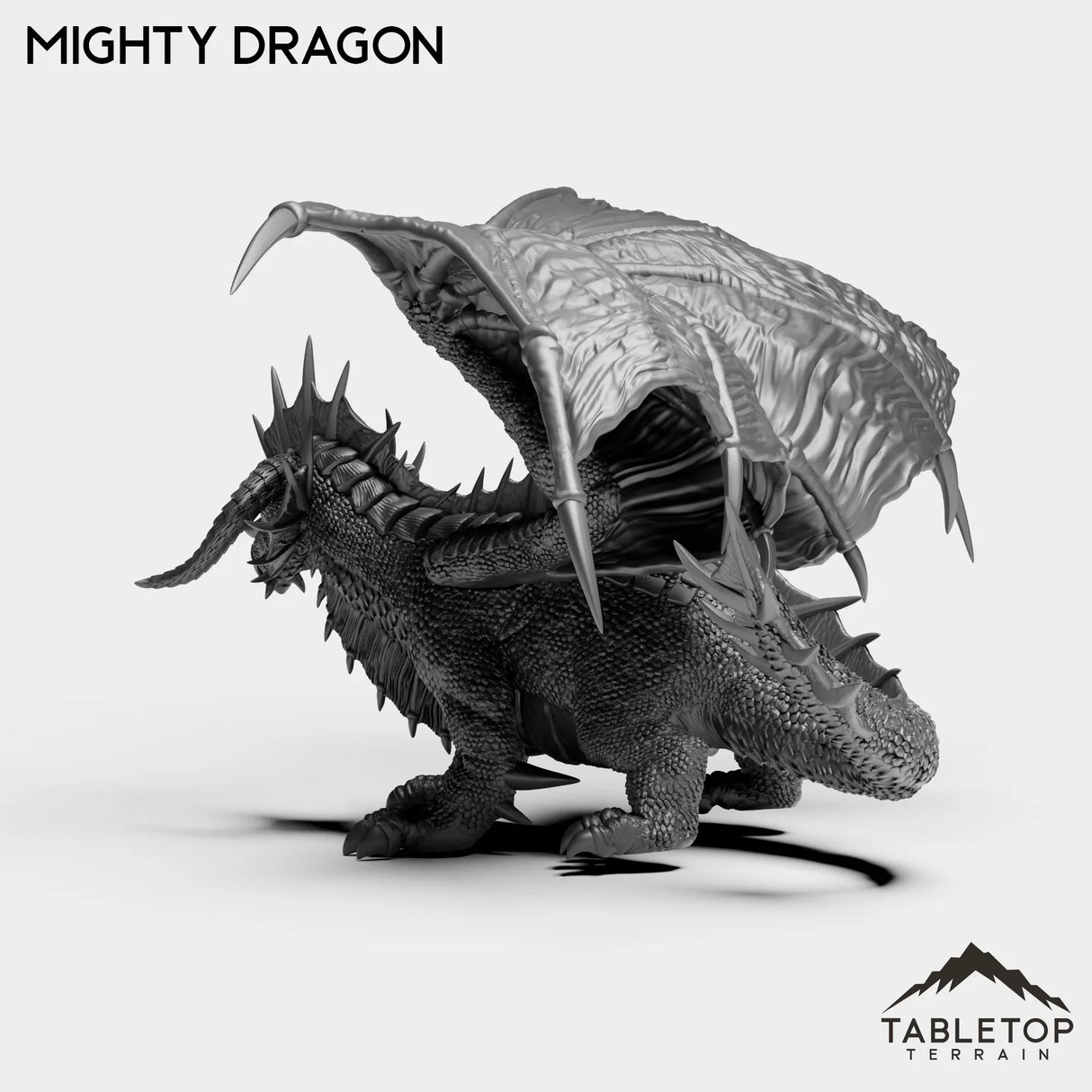 Tabletop Terrain Miniature Mighty Dragon
