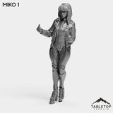 Tabletop Terrain Miniature Miko 1 Miko - Strike Team Omega & Almighty Friends