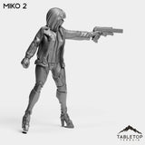 Tabletop Terrain Miniature Miko - Strike Team Omega & Almighty Friends