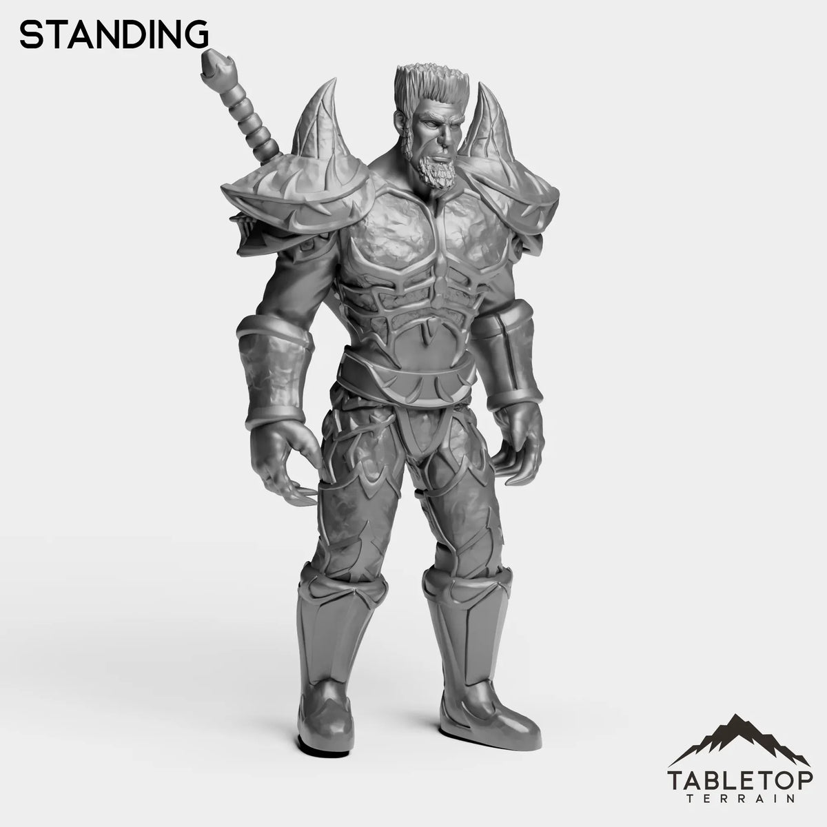 Tabletop Terrain Miniature Military Instructor