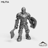 Tabletop Terrain Miniature Militia Human Militia