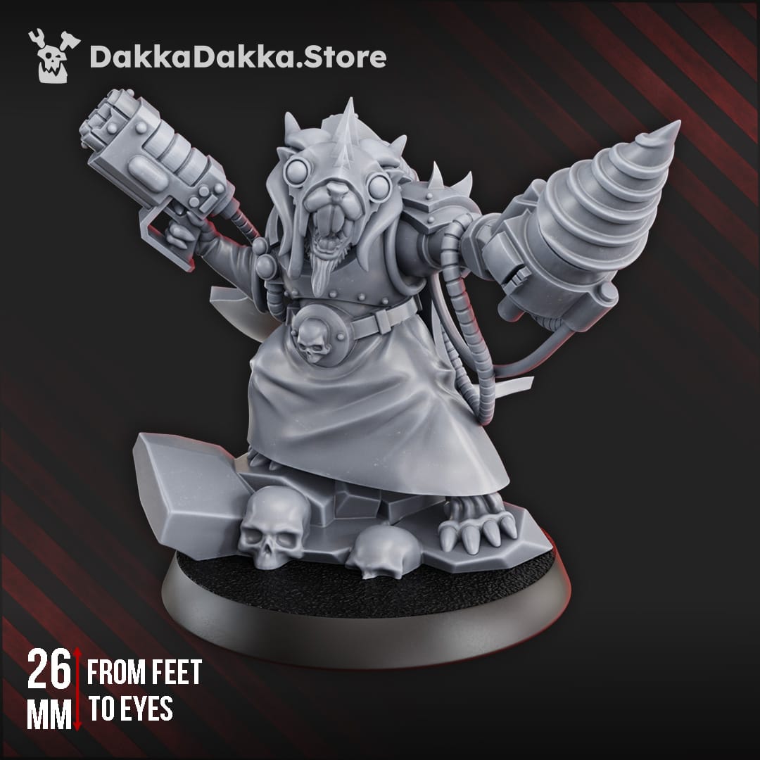 Tabletop Terrain Miniature Mine Rat Shift Supervisor