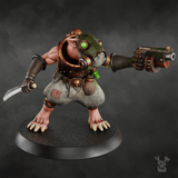 Tabletop Terrain Miniature Miner Rat