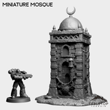 Tabletop Terrain Miniature Miniature Mosque - Grimdark Terrain