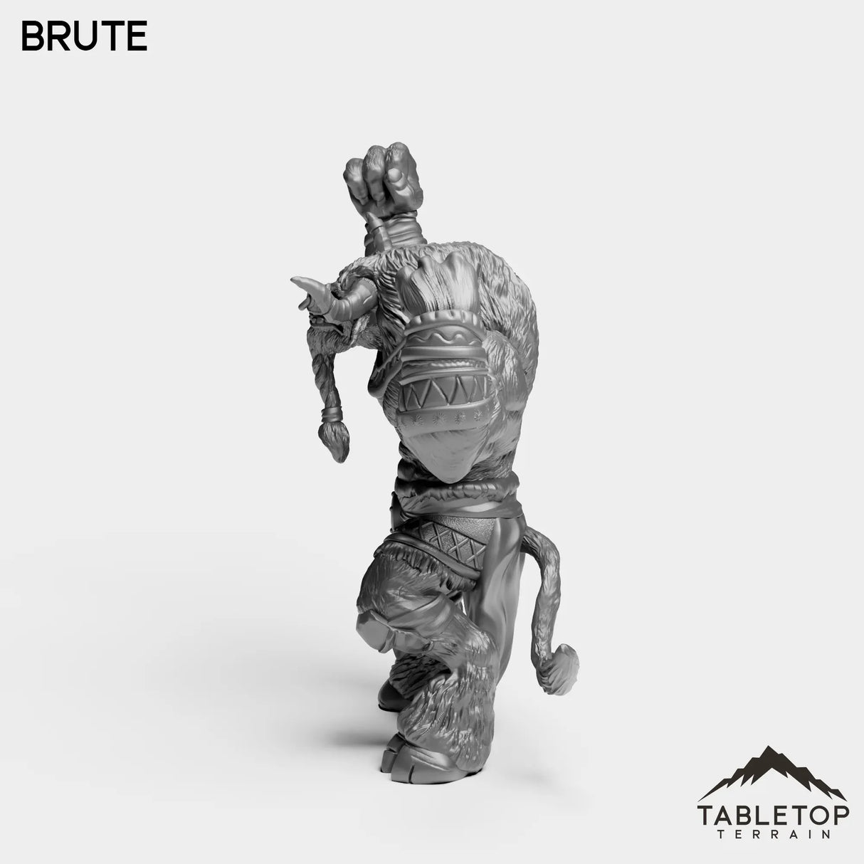 Tabletop Terrain Miniature Minotaur Brute