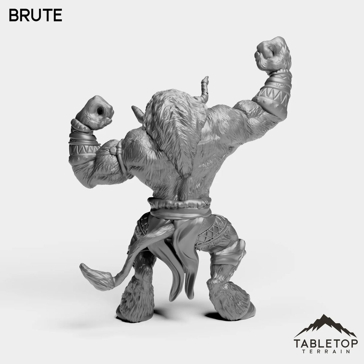 Tabletop Terrain Miniature Minotaur Brute