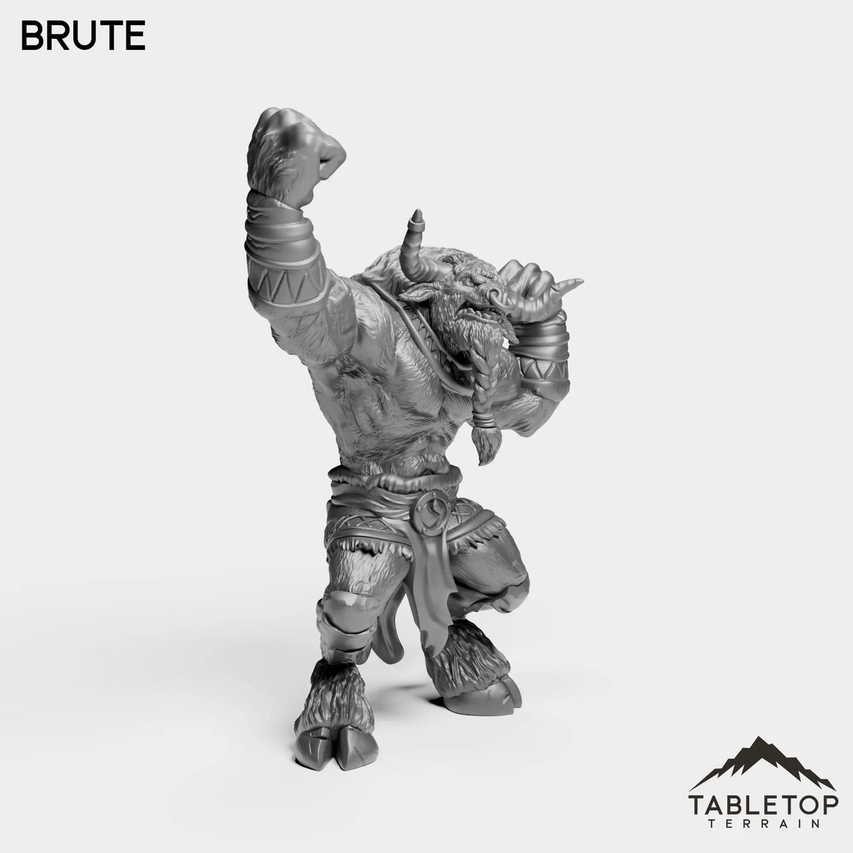 Tabletop Terrain Miniature Minotaur Brute