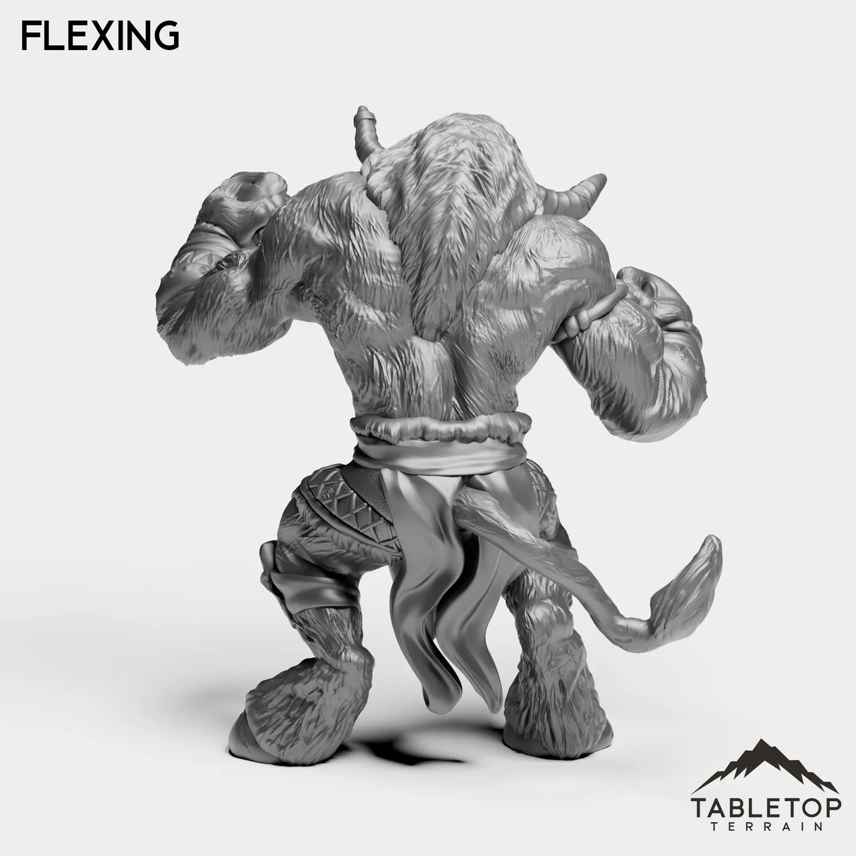 Tabletop Terrain Miniature Minotaur Brute