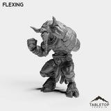 Tabletop Terrain Miniature Minotaur Brute