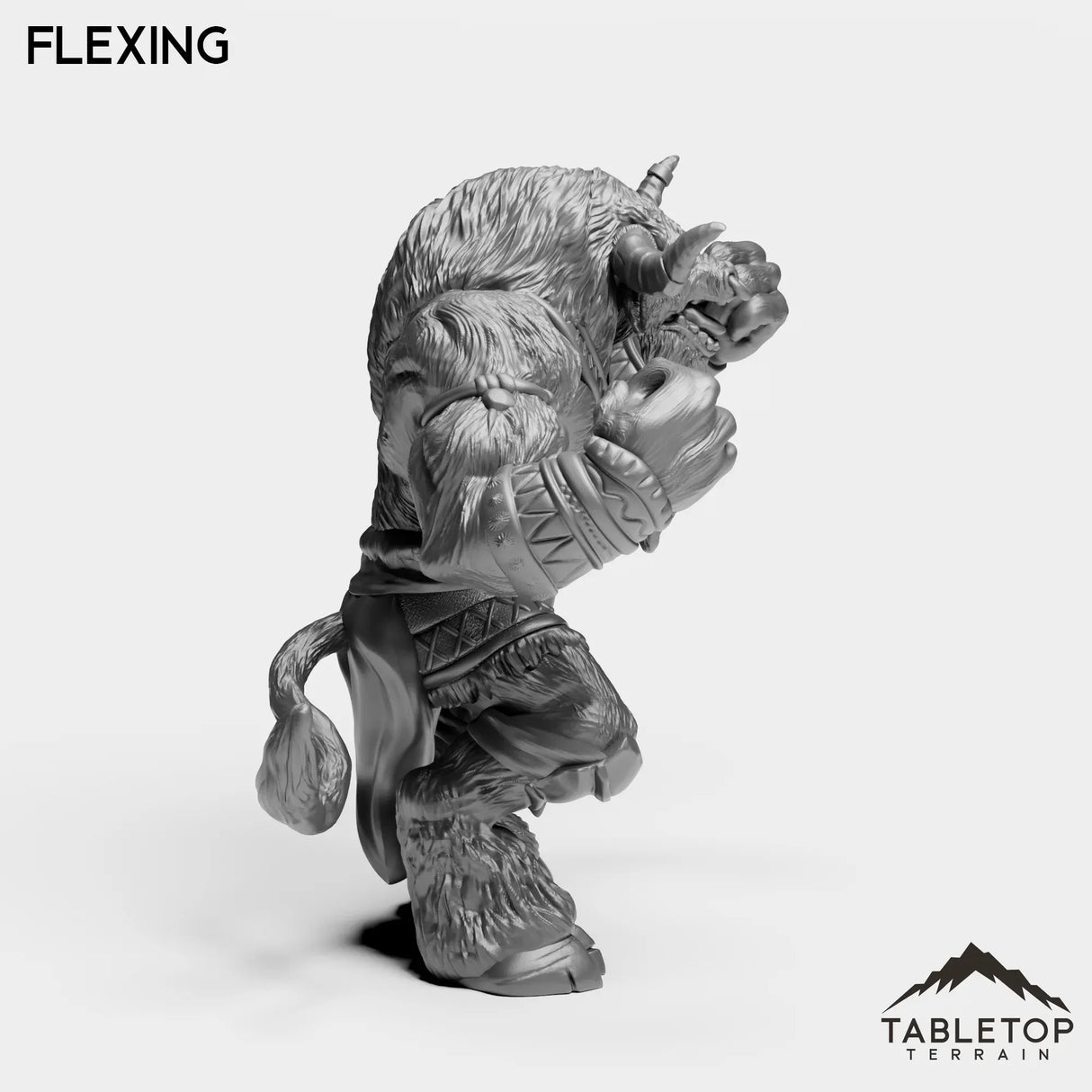 Tabletop Terrain Miniature Minotaur Brute