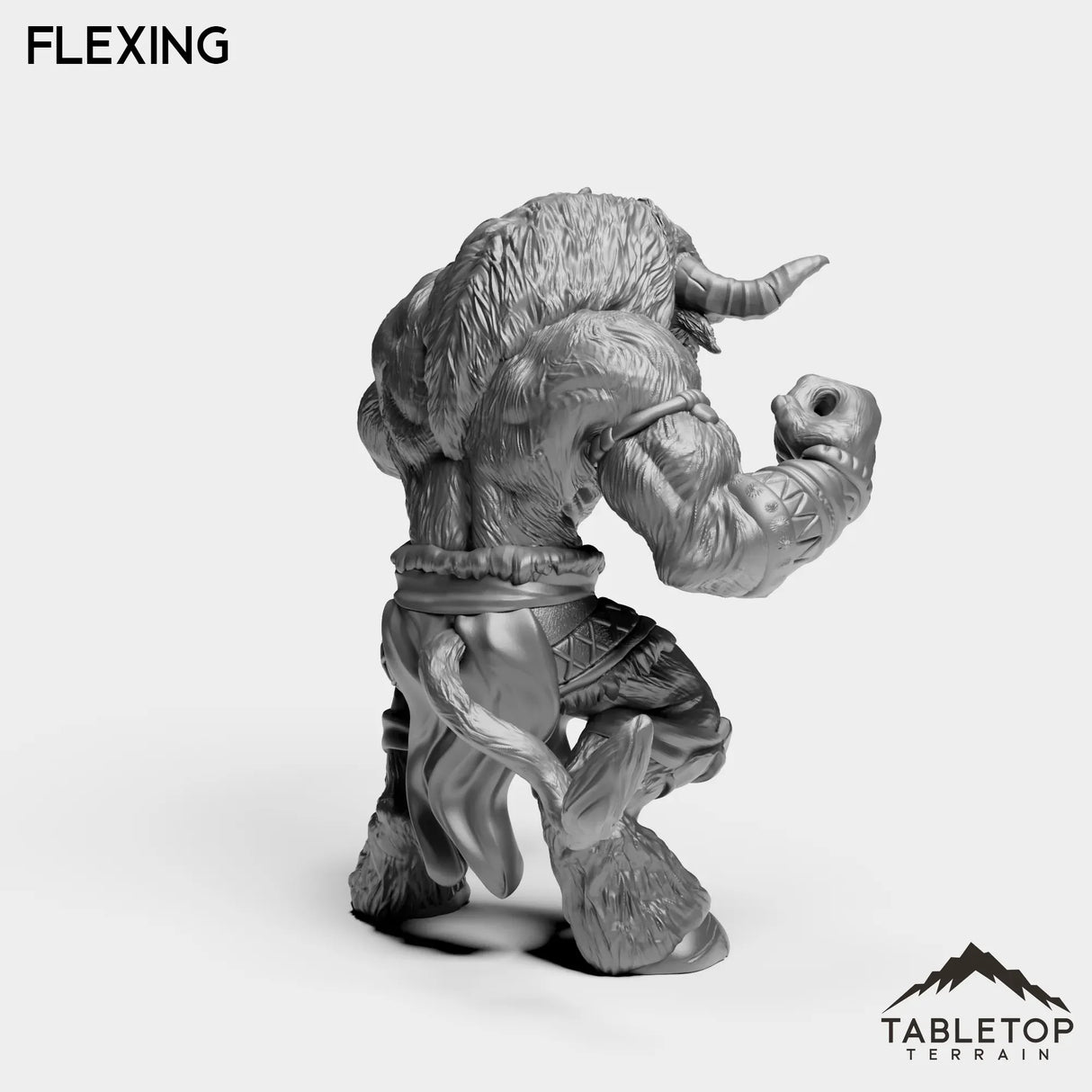 Tabletop Terrain Miniature Minotaur Brute