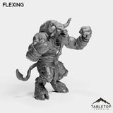 Tabletop Terrain Miniature Minotaur Brute