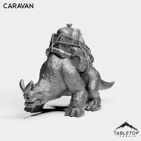 Tabletop Terrain Miniature Minotaur Caravan