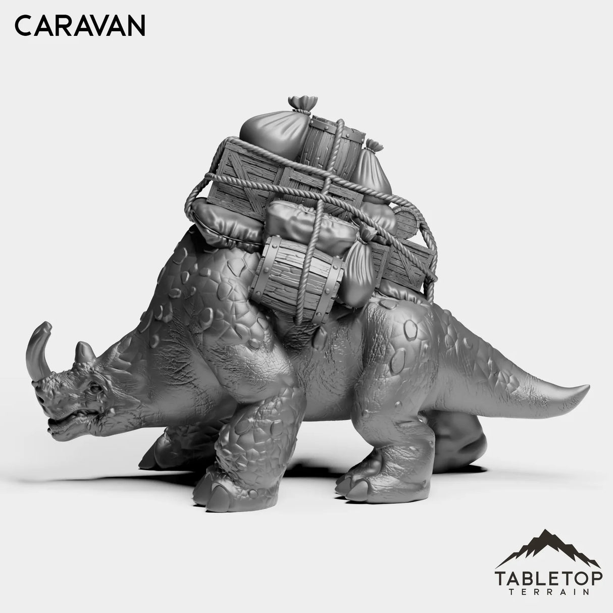 Tabletop Terrain Miniature Minotaur Caravan