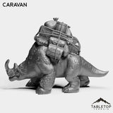 Tabletop Terrain Miniature Minotaur Caravan