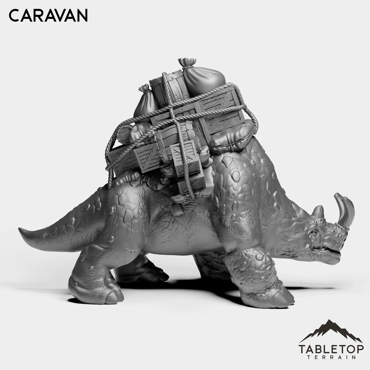 Tabletop Terrain Miniature Minotaur Caravan