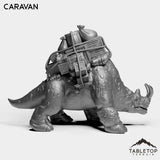 Tabletop Terrain Miniature Minotaur Caravan