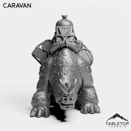 Tabletop Terrain Miniature Minotaur Caravan