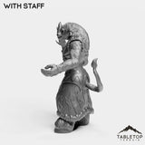 Tabletop Terrain Miniature Minotaur Druid Female