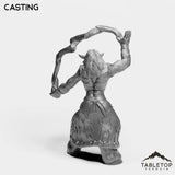Tabletop Terrain Miniature Minotaur Druid Female