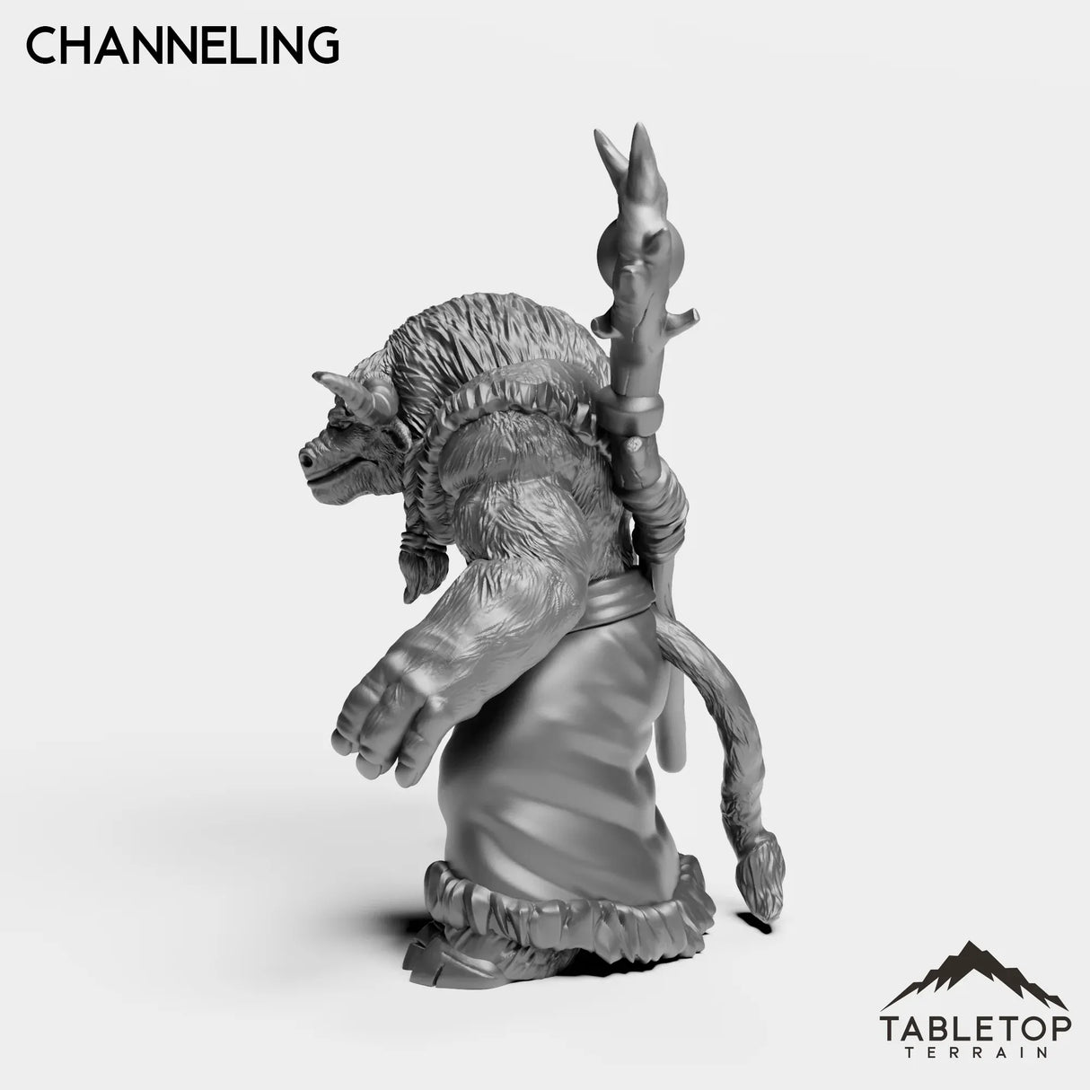 Tabletop Terrain Miniature Minotaur Druid Starter