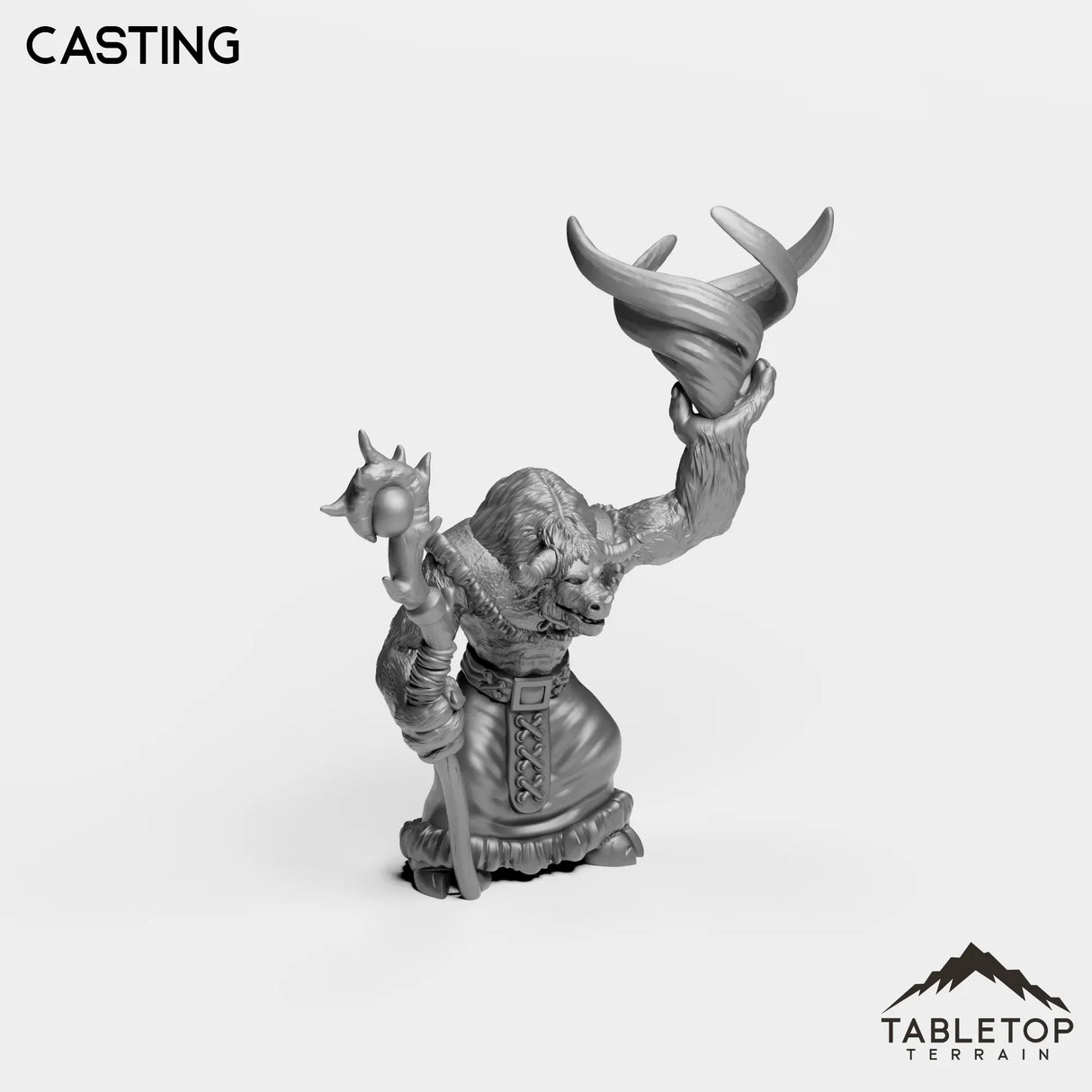 Tabletop Terrain Miniature Minotaur Druid Starter