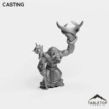 Tabletop Terrain Miniature Minotaur Druid Starter