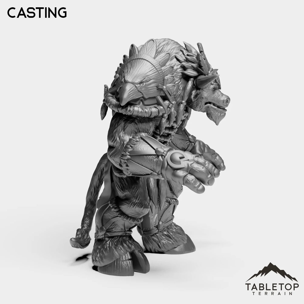 Tabletop Terrain Miniature Minotaur Heritage Druid