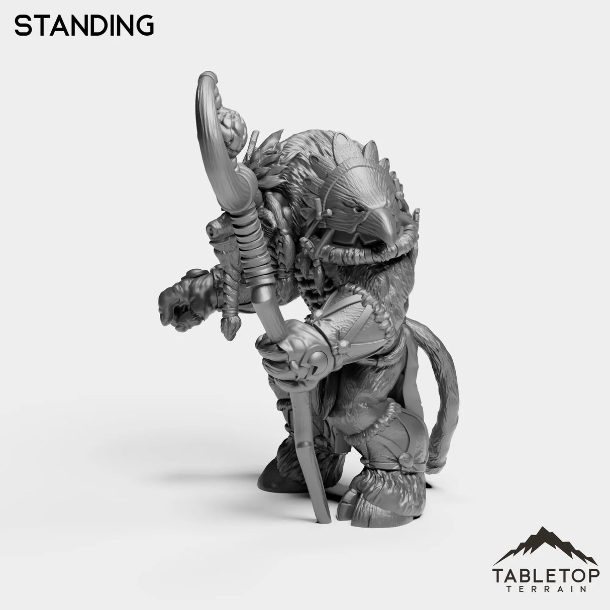 Tabletop Terrain Miniature Minotaur Heritage Druid