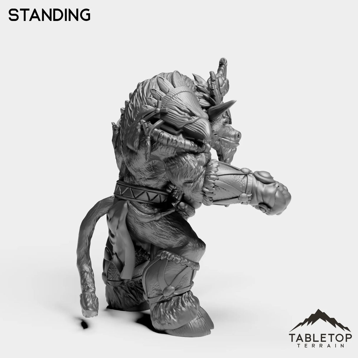 Tabletop Terrain Miniature Minotaur Heritage Druid